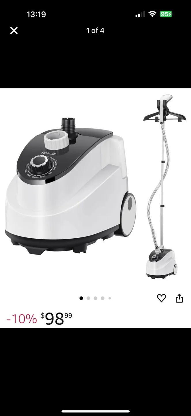 URGENT MOVE OUT- Garment Steamer thumbnail