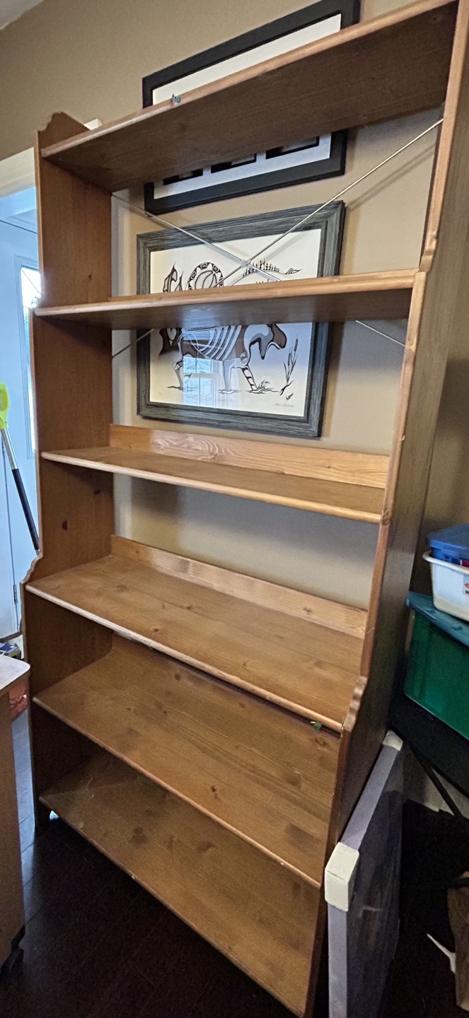 IKEA Tall Wooden Bookcase $20