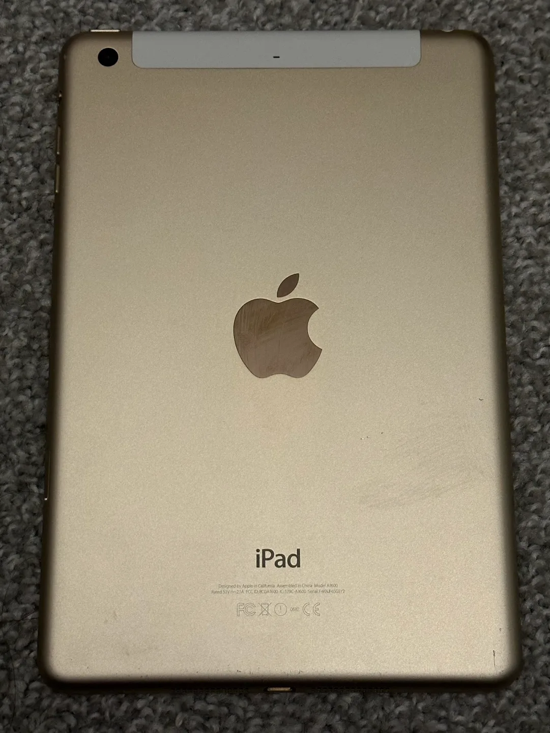 iPad Mini 3 with Wi-Fi and cellular image indicator(2)