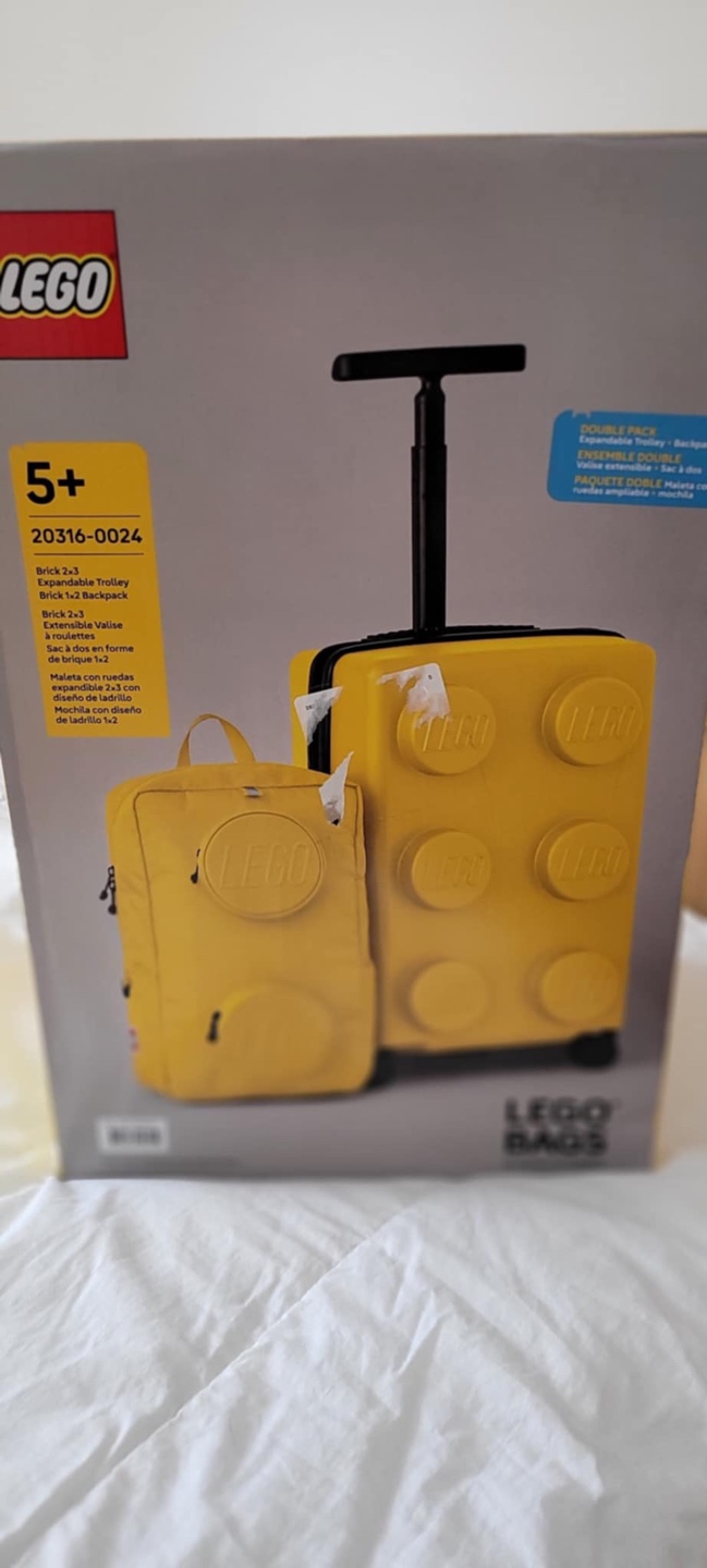 LEGO Brick 2-in-1 Trolley and Backpack Set