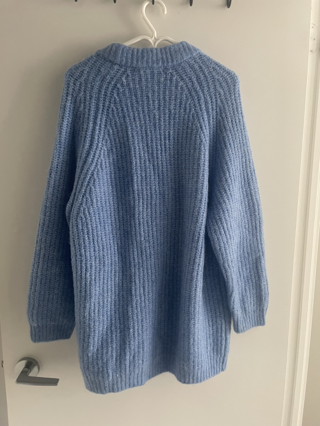 Zara Blue Knit Cardigan - photo 4