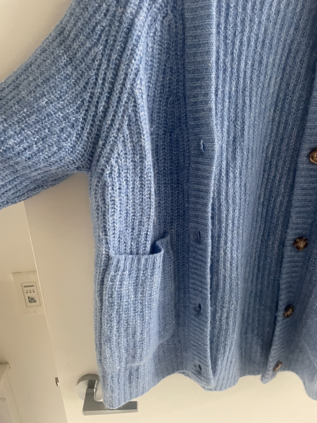 Zara Blue Knit Cardigan - photo 2