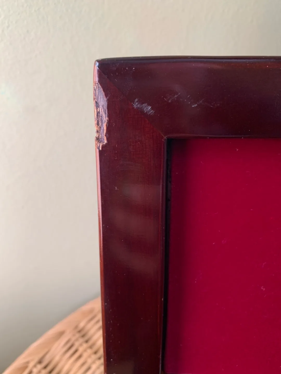 Dark Wooden Vintage Jewellery Box image indicator(4)