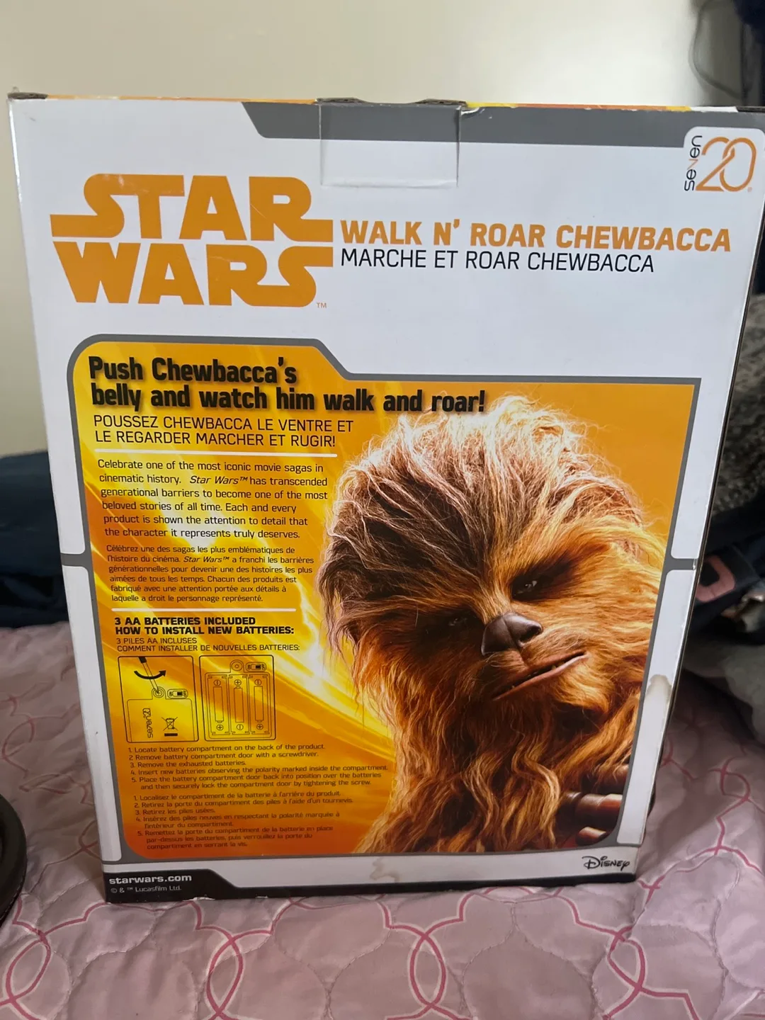 Star Wars Walk 'N Roar Chewbacca Plush Toy image indicator(3)