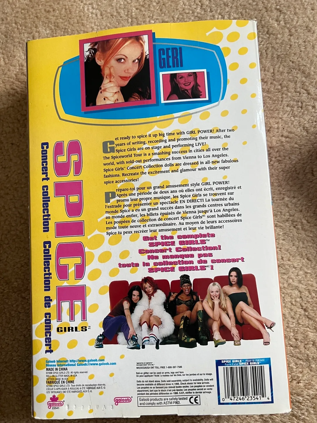 Vintage Spice Girls Ginger Spice  Concert Collection Doll image indicator(3)