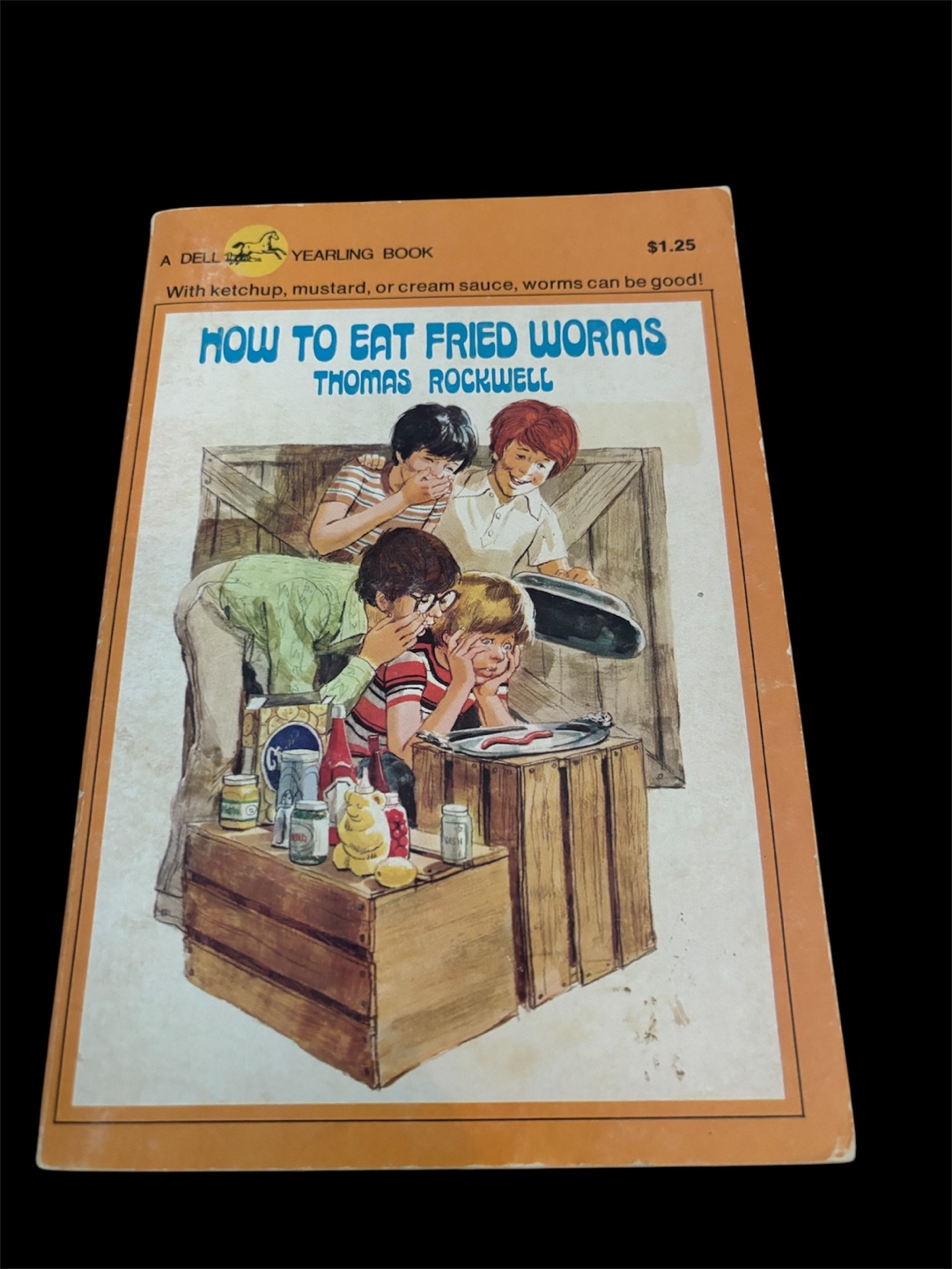 Vintage How to Eat Fried Worms Book by Thomas Rockwell