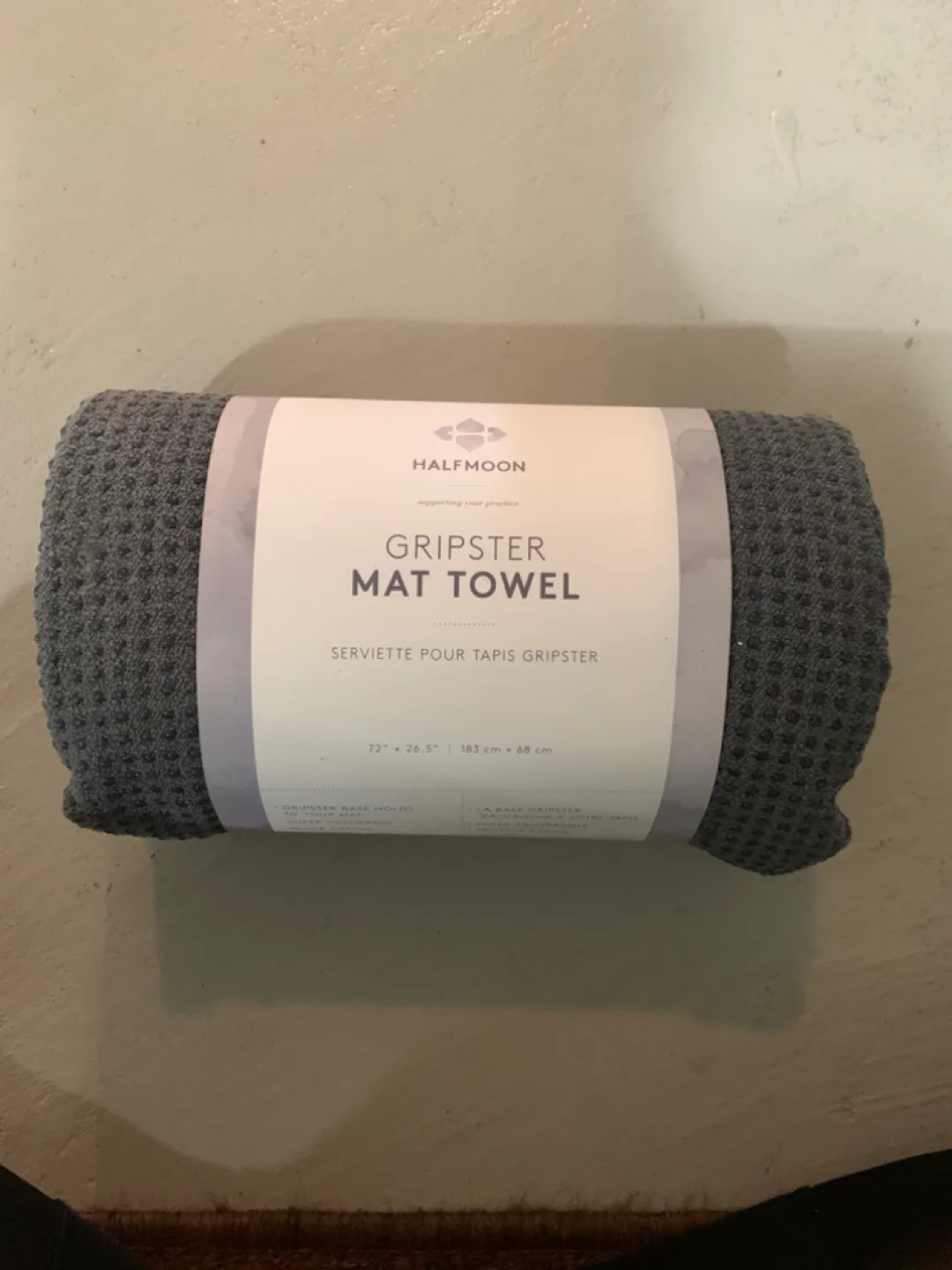 Halfmoon Gripster Mat Towel - Dark Grey thumbnail
