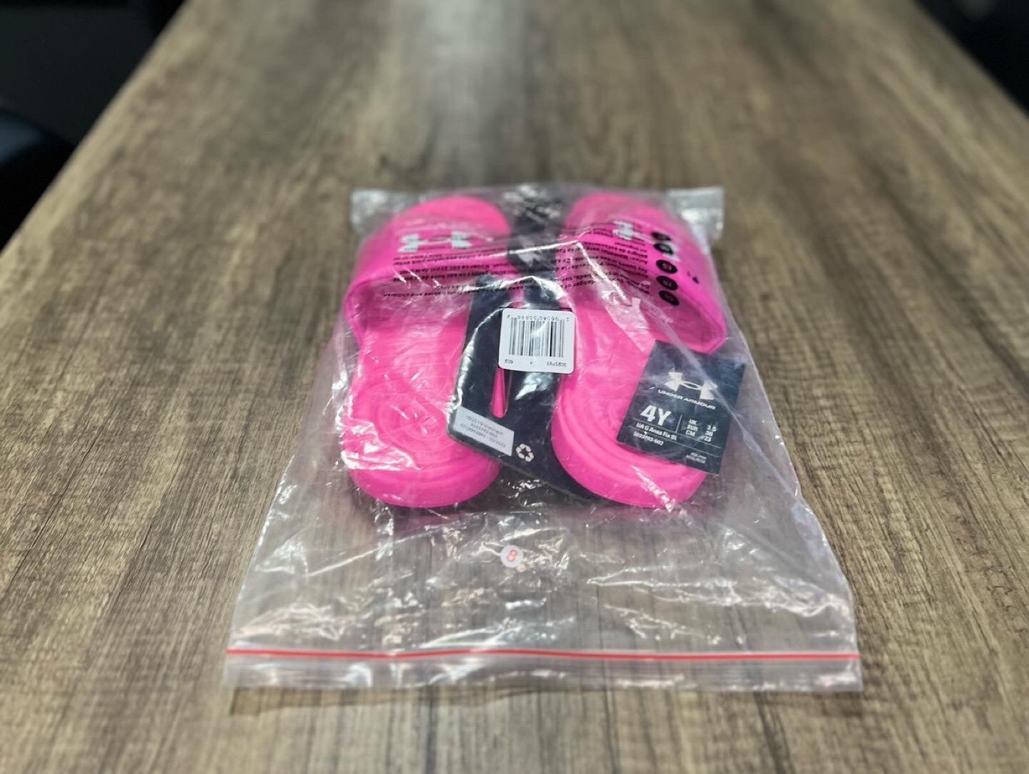 Under Armour Girls' Slides - Sizes 4Y / 5Y - Pink