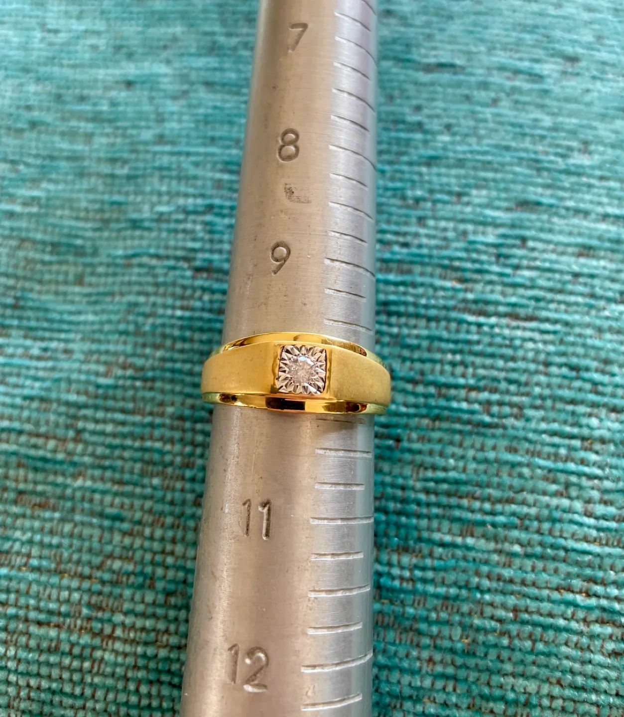 Men's Natural White Diamond Ring Size 10 image indicator(2)