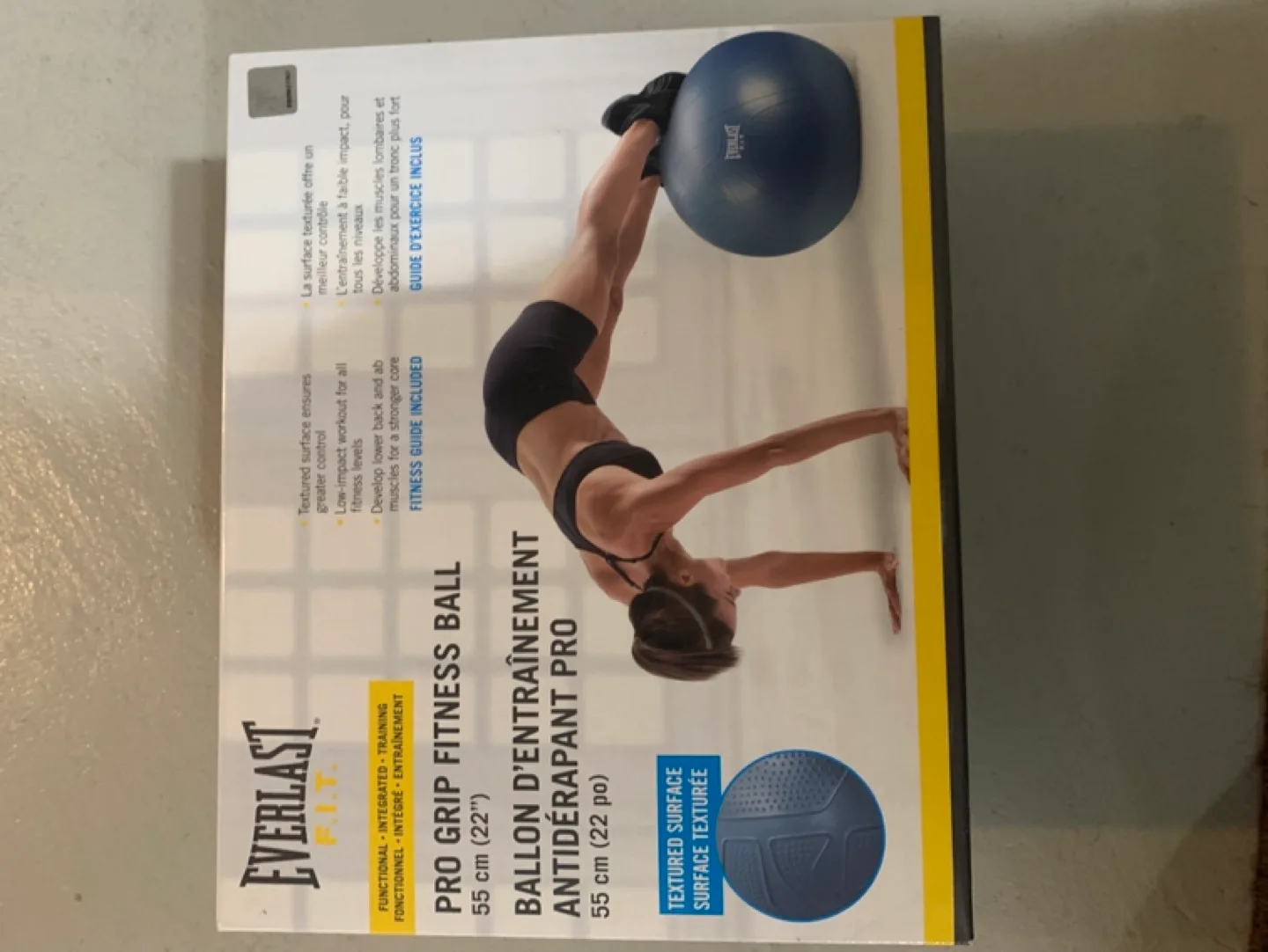 Everlast Pro Grip Fitness Ball - 55cm (22") thumbnail