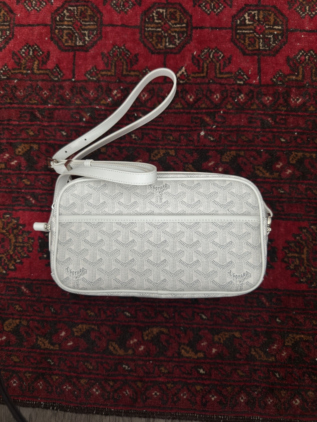 Goyard St. Louis Pochette in White