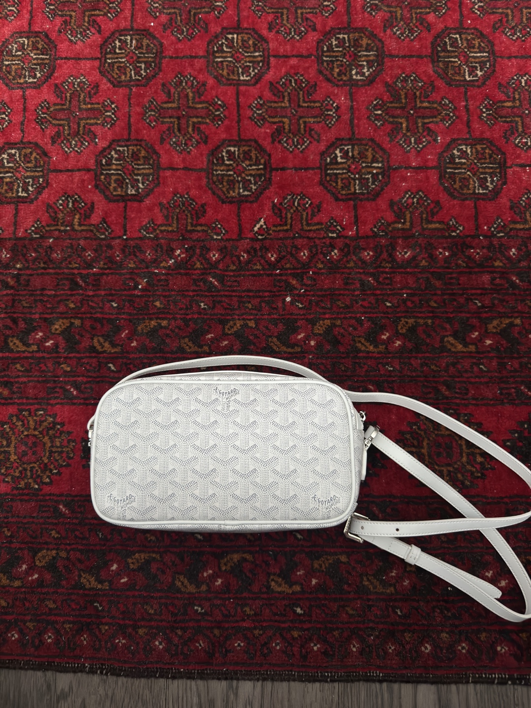 Goyard St. Louis Pochette in White - photo 2
