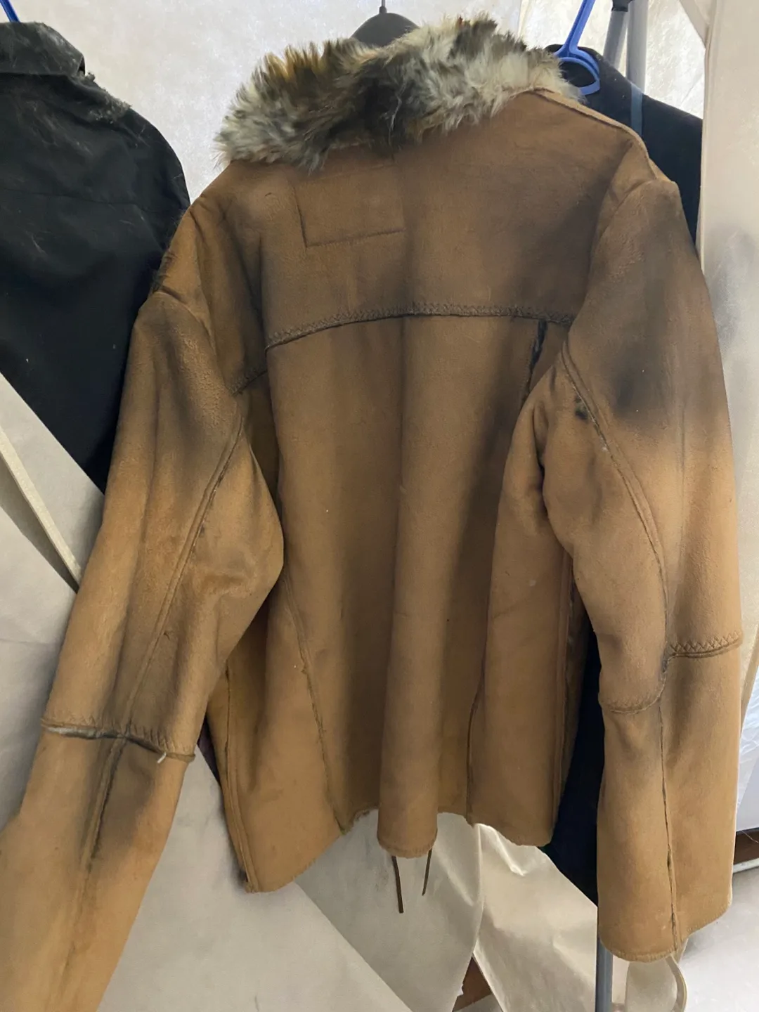 Energy Men's Extra Large Faux Fur Trim Jacket image indicator(2)