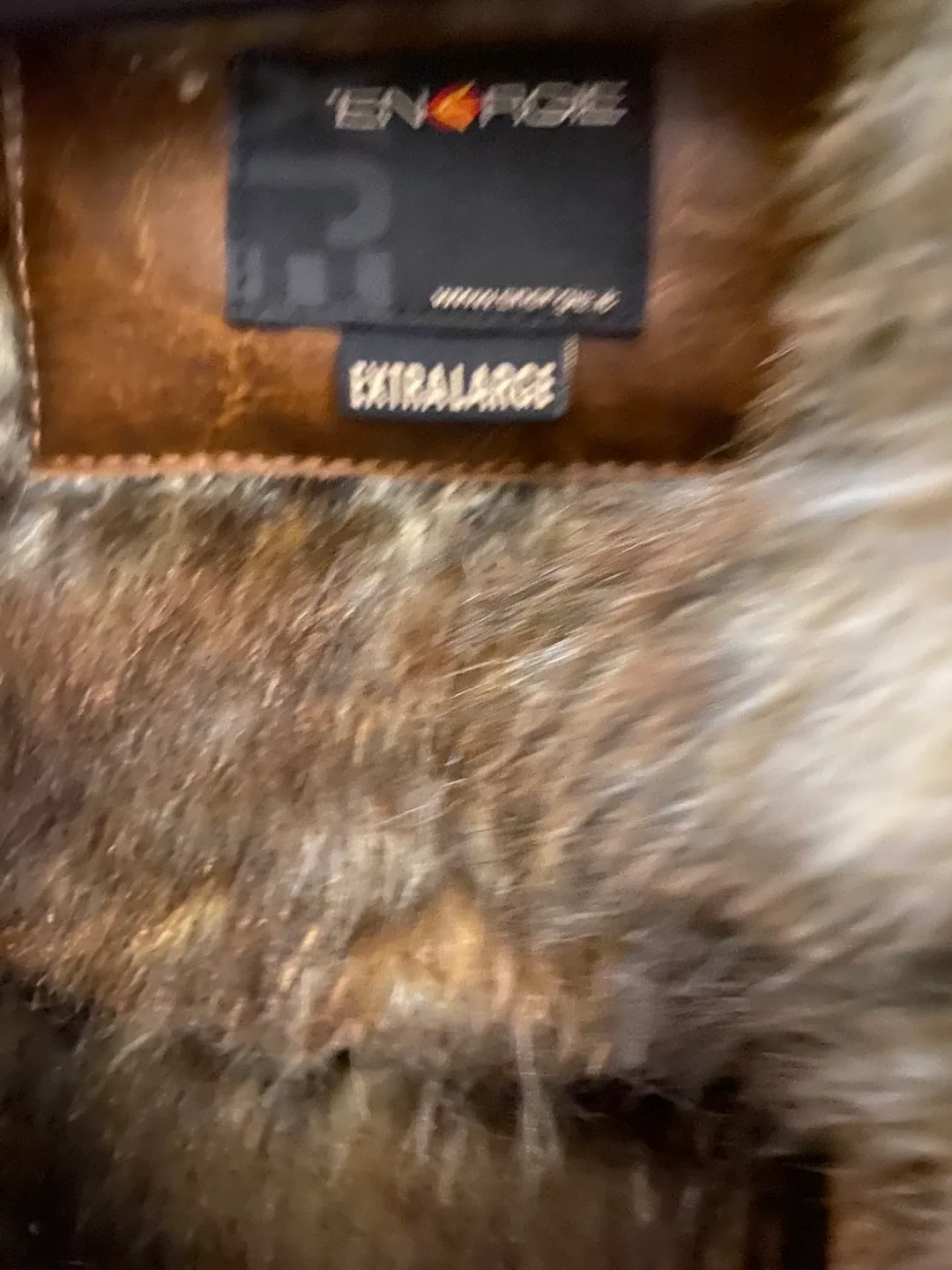 Energy Men's Extra Large Faux Fur Trim Jacket image indicator(3)