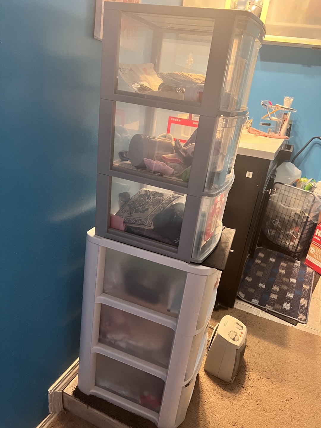 Sterilite 3-Drawer Storage Carts