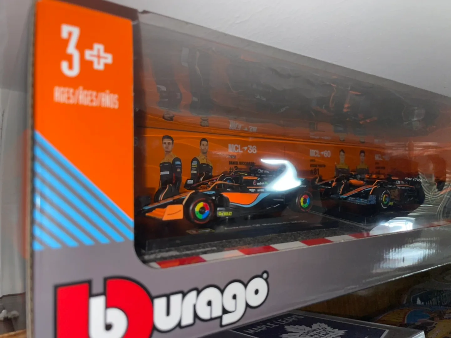 McLaren Formula 1 Team 2023 Burago 1/43 Scale Diecast Set image indicator(5)