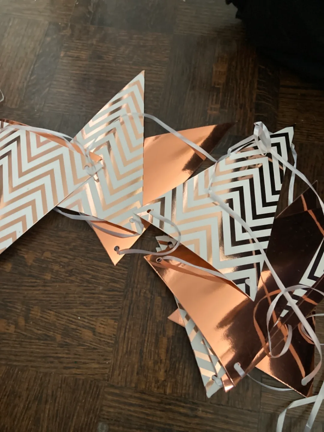 Rose Gold Happy Retirement Party Banner thumbnail