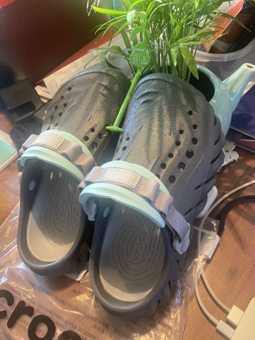 Crocs Echo Sandstorm Clog - Slate Grey/Multi - Women's - photo 2