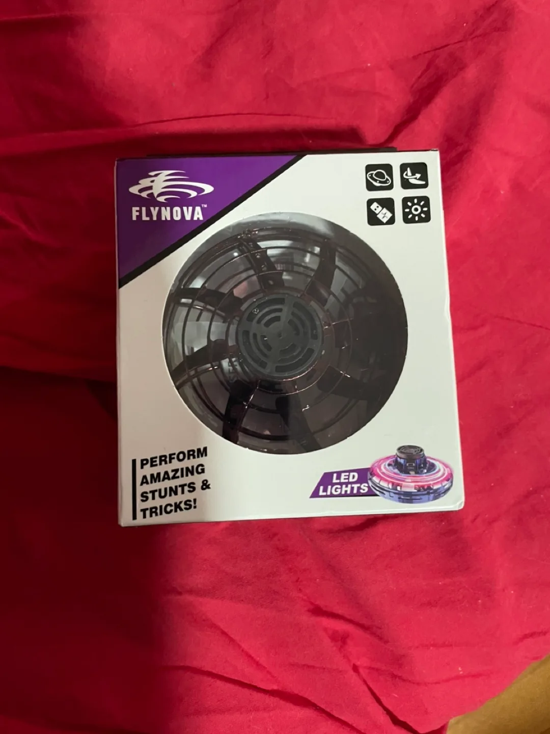 Flynova UFO Fidget Drone - LED Lights, Flying Fun! image indicator(4)