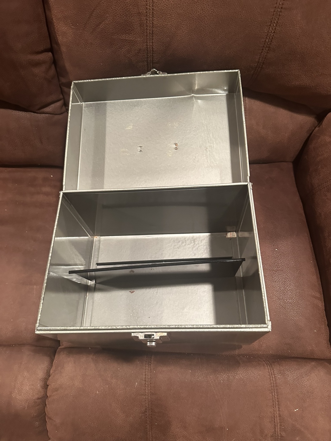 Vintage Metal Record Box - photo 5