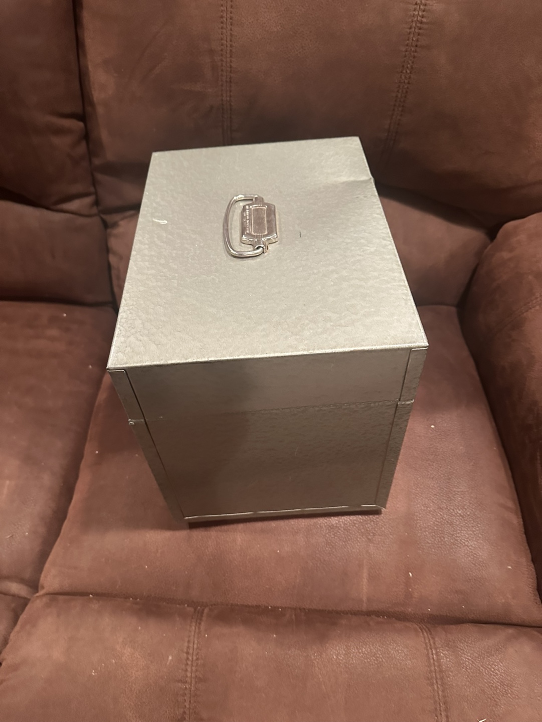 Vintage Metal Record Box - photo 3