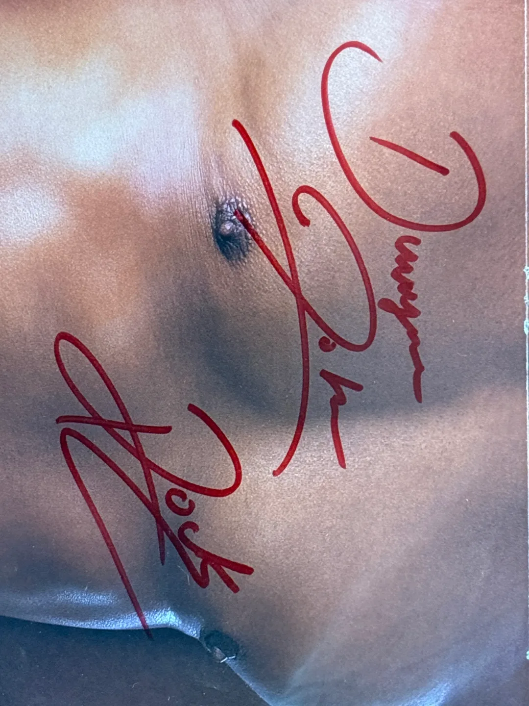 Framed Autographed The Rock Photo image indicator(3)