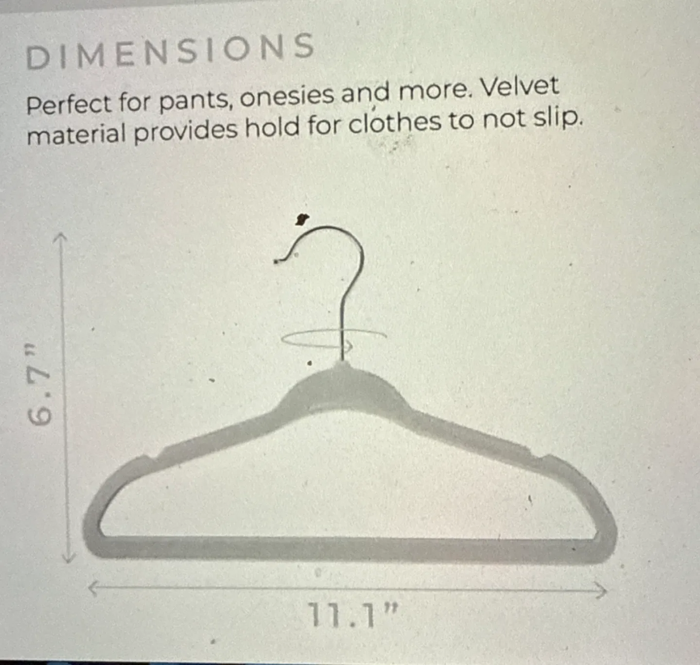 15 Baby Velvet Hangers - Gray image indicator(2)