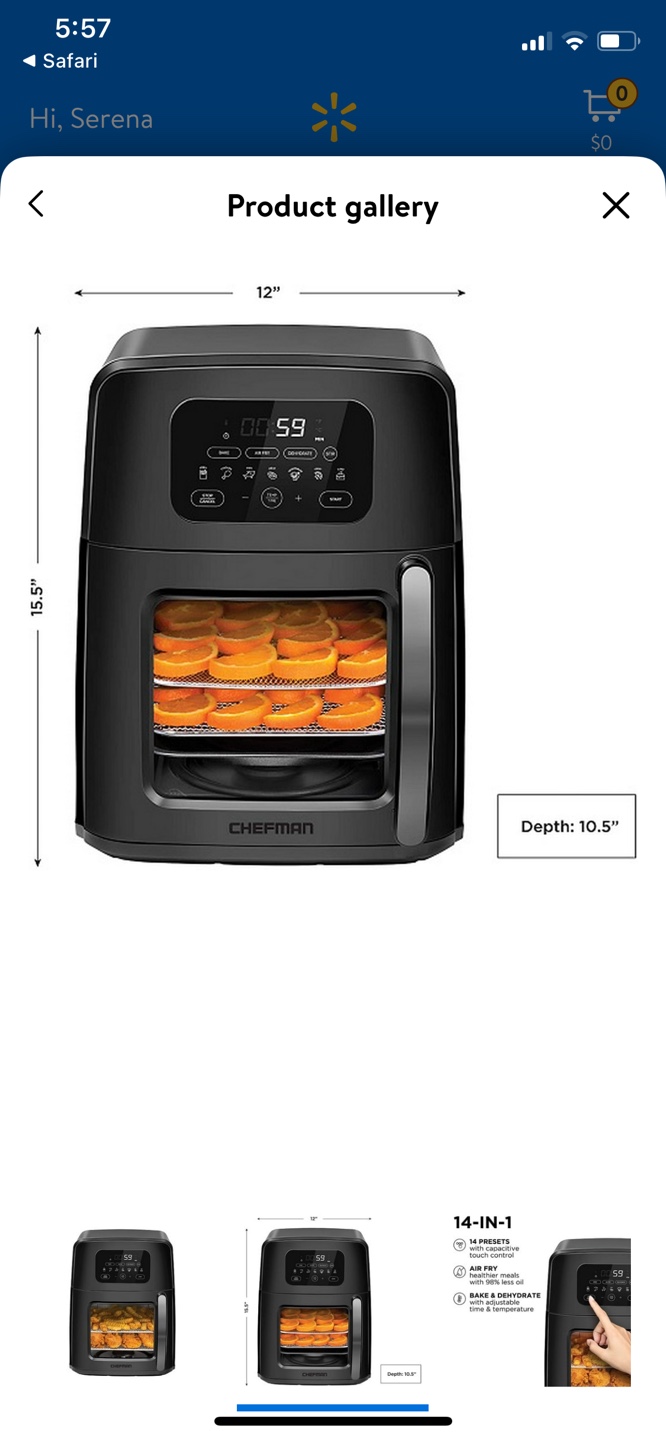 Chefman Air Fryer Oven + Auto-Stir - photo 2