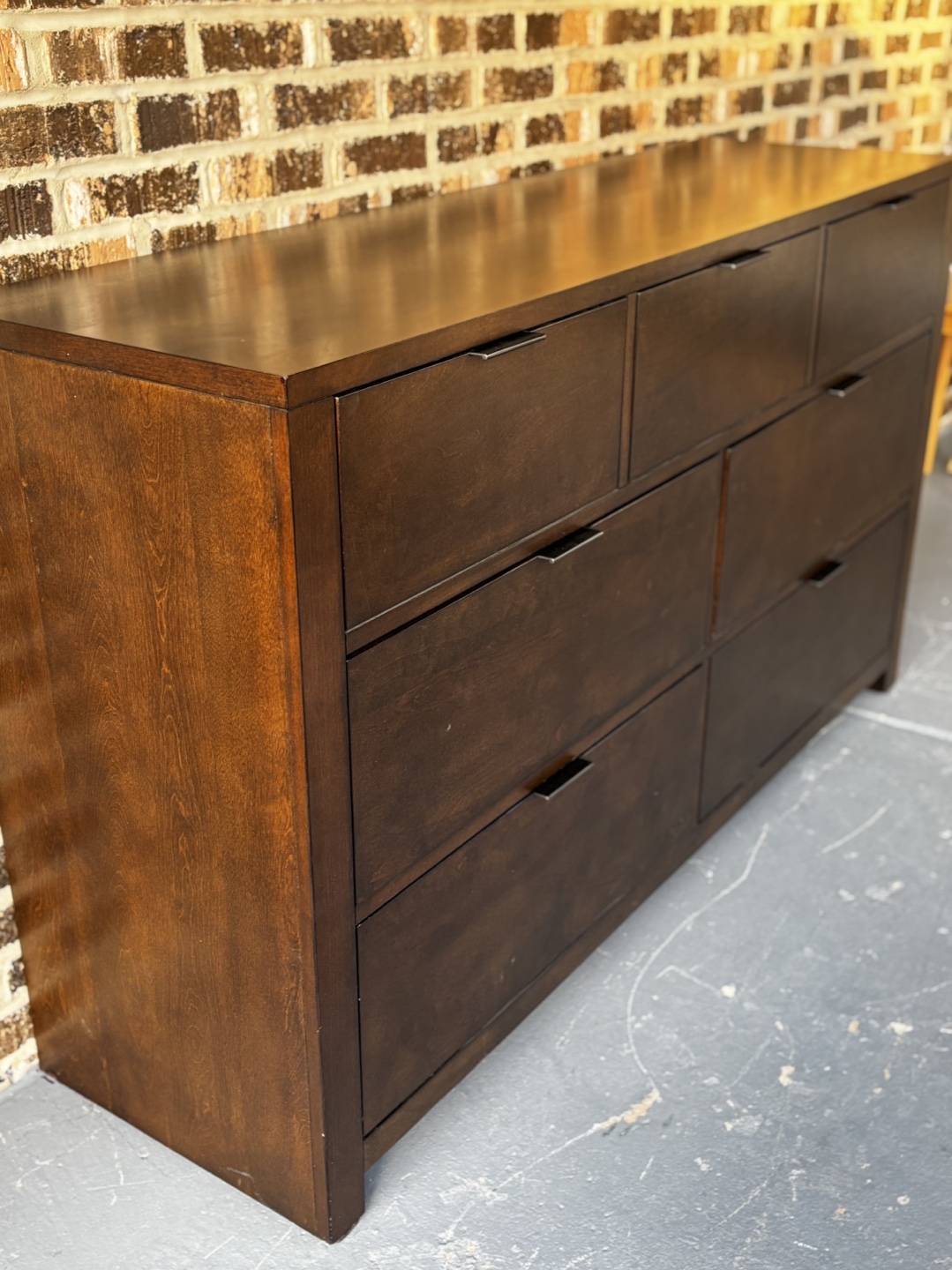 Dark Brown Wood  Dresser - photo 2