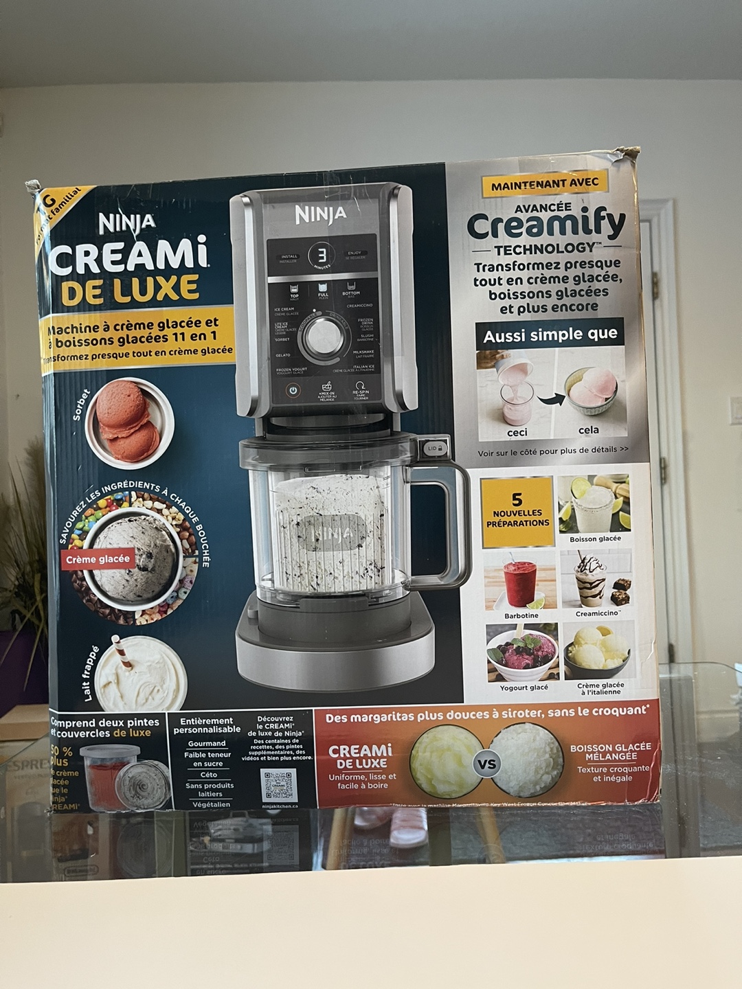 Ninja Creami Deluxe Ice Cream Maker