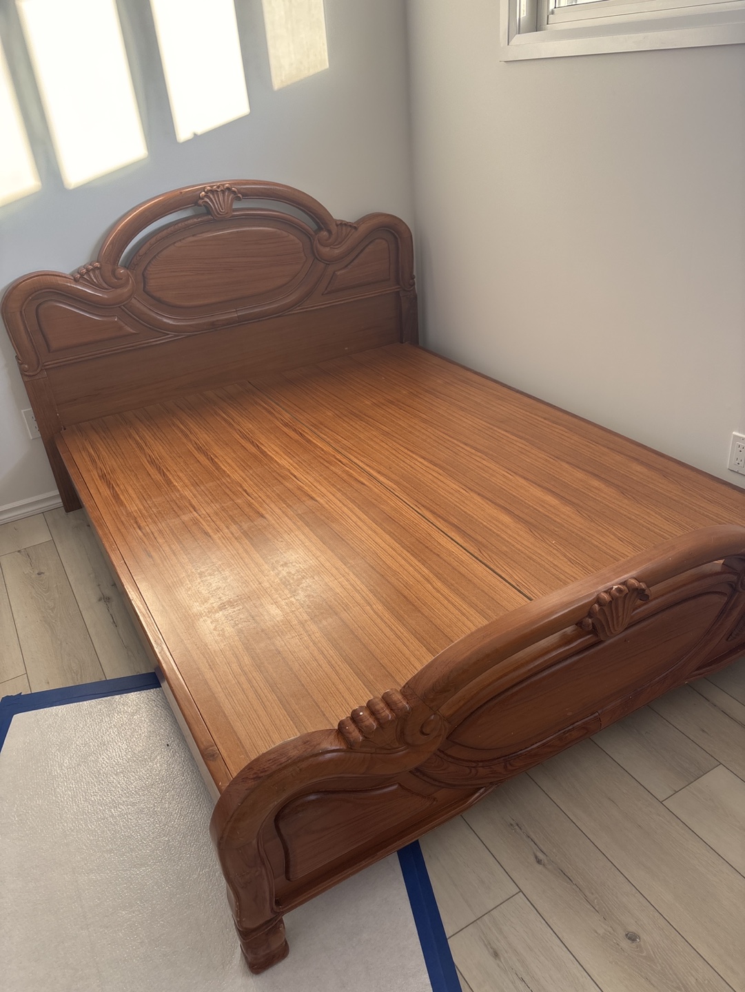 Wooden Queen size bed frame