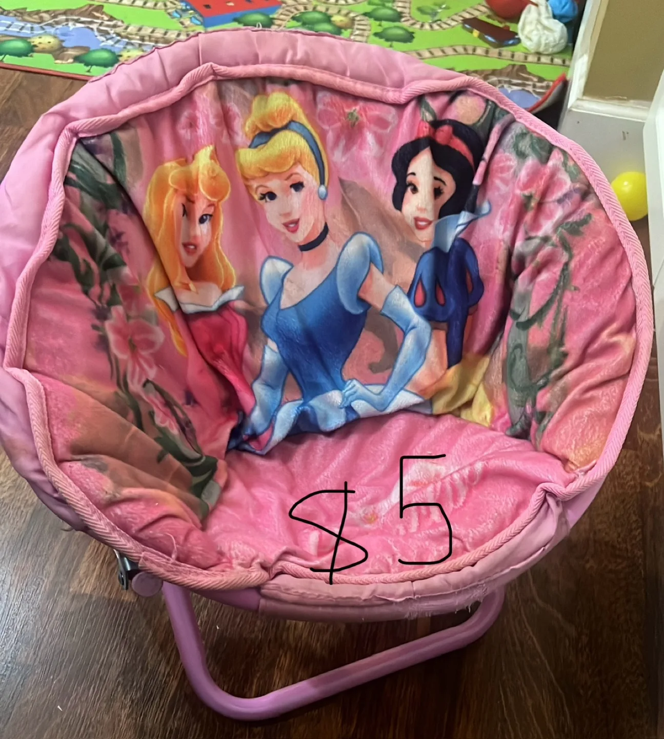 Kids' Toy Bundle: Rocking Cow, Princess Castle, Rocking Horse image indicator(4)