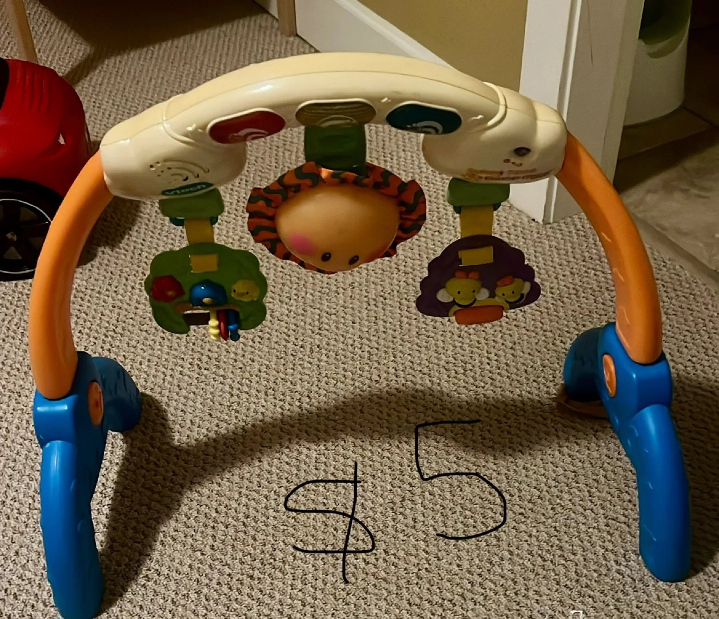 Kids' Toy Bundle: Rocking Cow, Princess Castle, Rocking Horse image indicator(5)