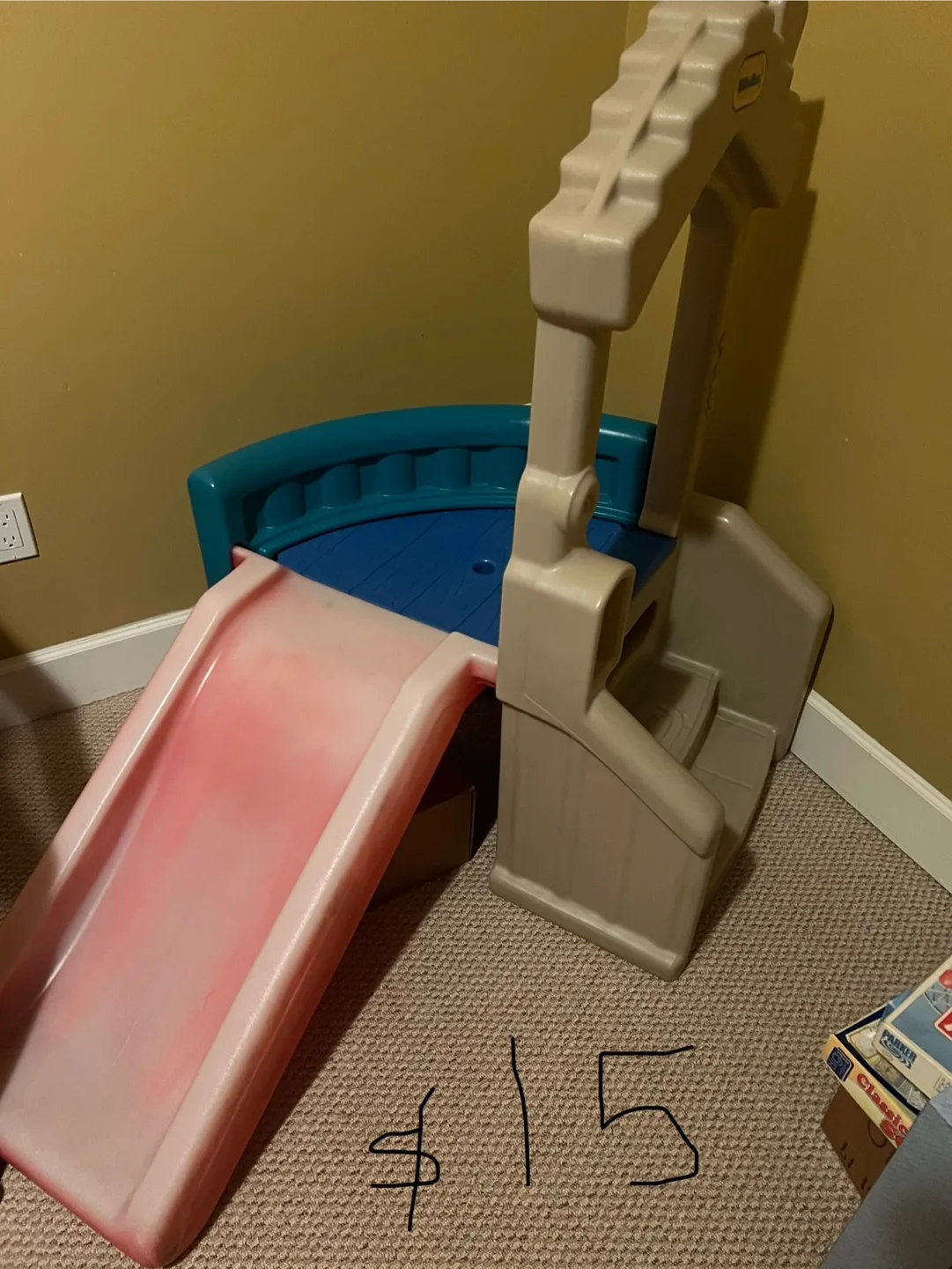 Kids' Toy Bundle: Rocking Cow, Princess Castle, Rocking Horse image indicator(7)