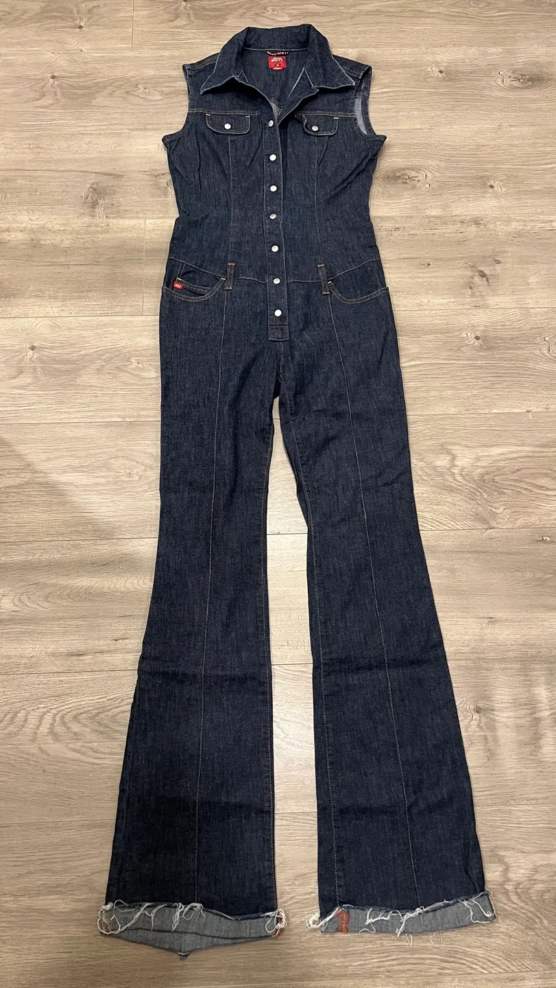 Miss Sixty Denim Jumpsuit Size Small image indicator(2)