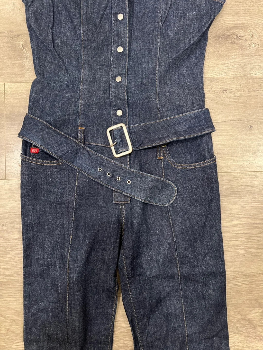 Miss Sixty Denim Jumpsuit Size Small image indicator(7)