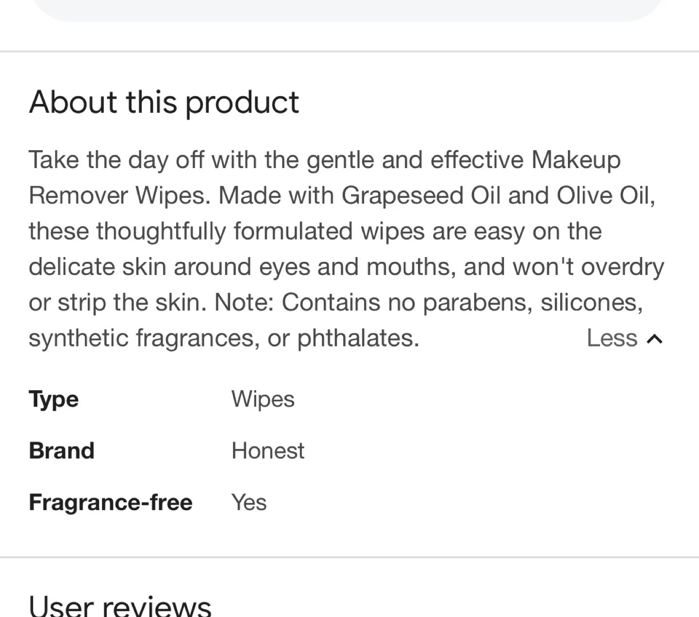 Honest Makeup Remover Wipes - 2 packs image indicator(2)