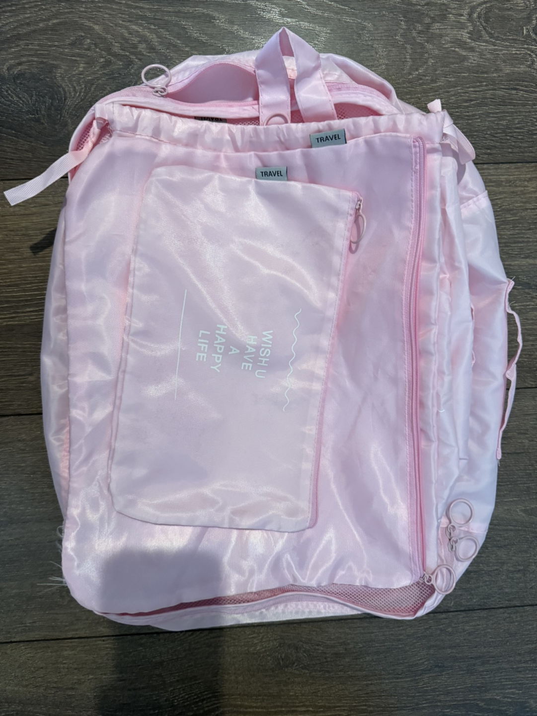 Pink Travel Packing Cubes Set
