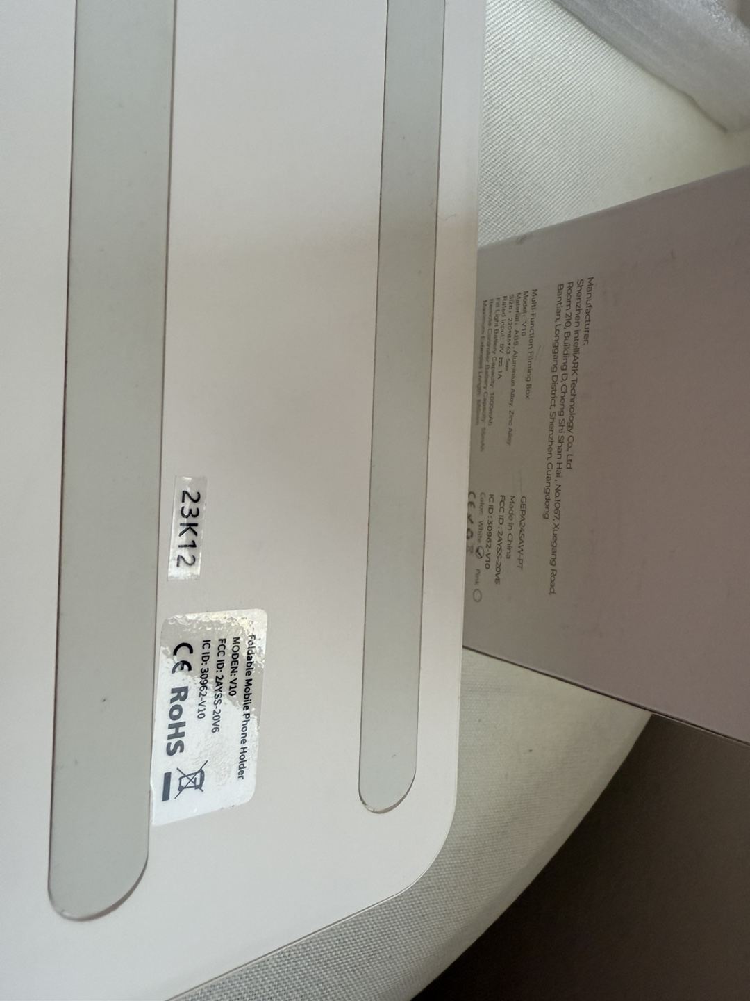 Foldable Mobile Phone Holder with LED Light - photo 4
