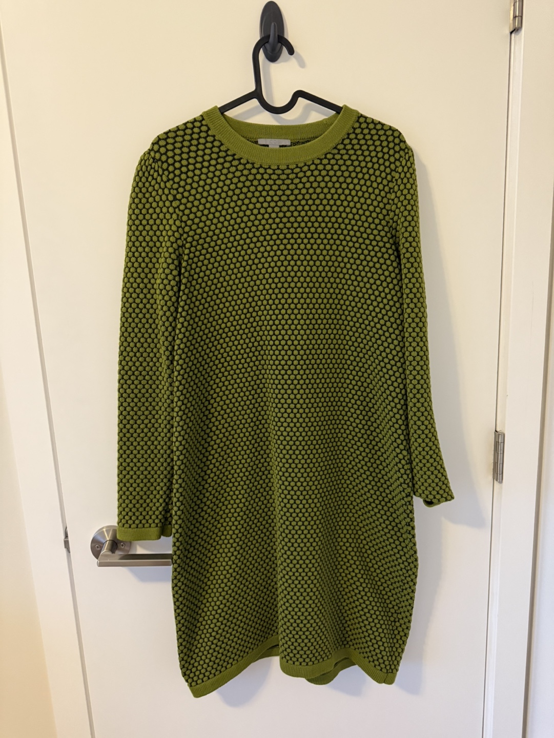 COS Green Knitted Dress Size S