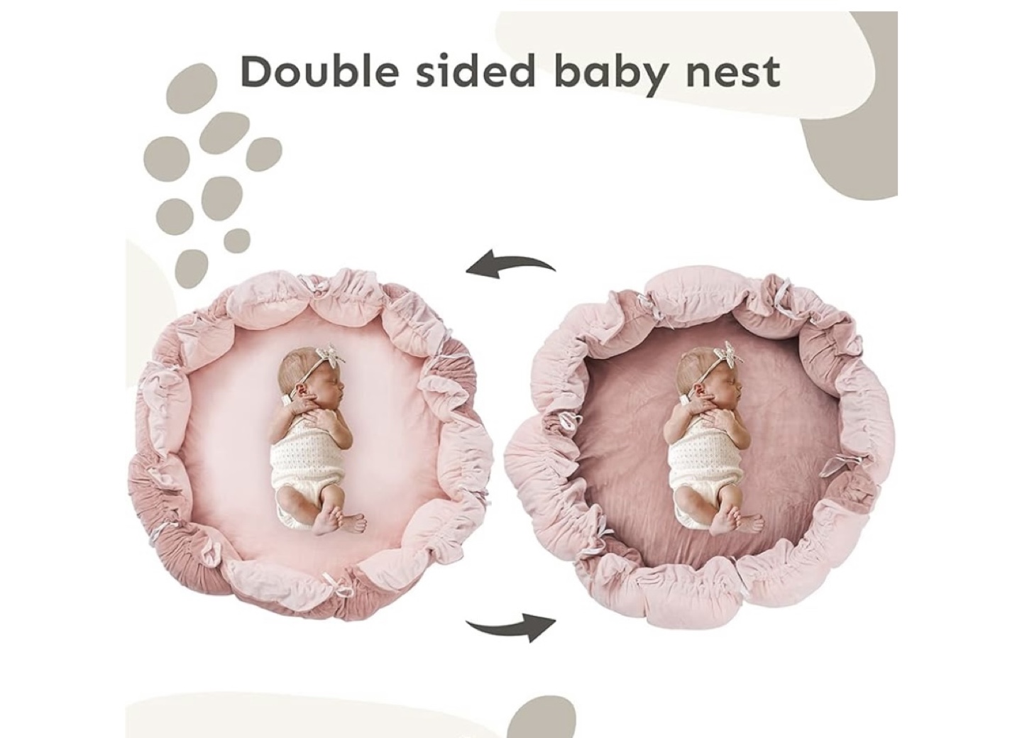 5-in-1 Convertible Baby Gym & Play Mat - Pink - photo 4