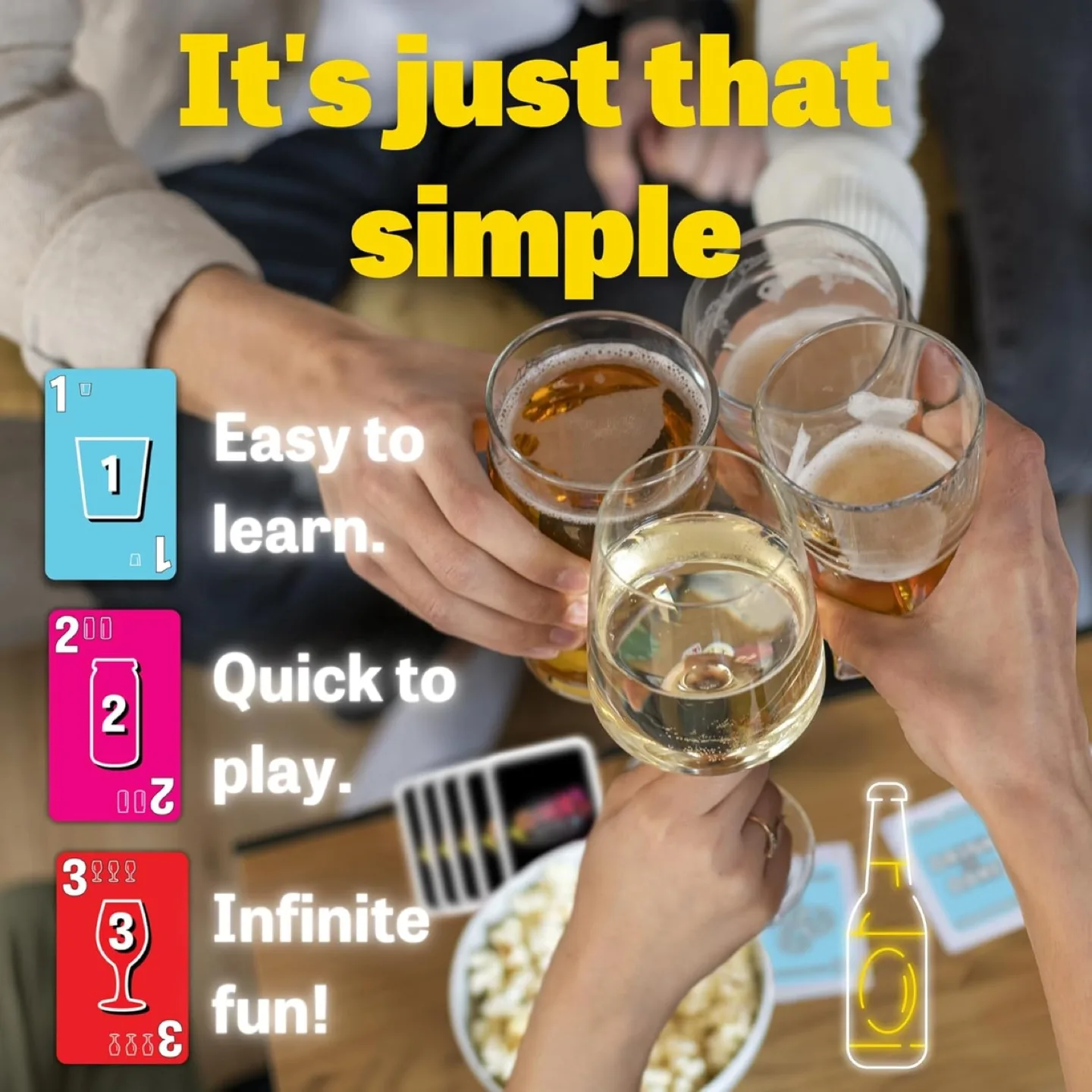 ONE! Drink Card Game - Party Game for Adults image indicator(5)