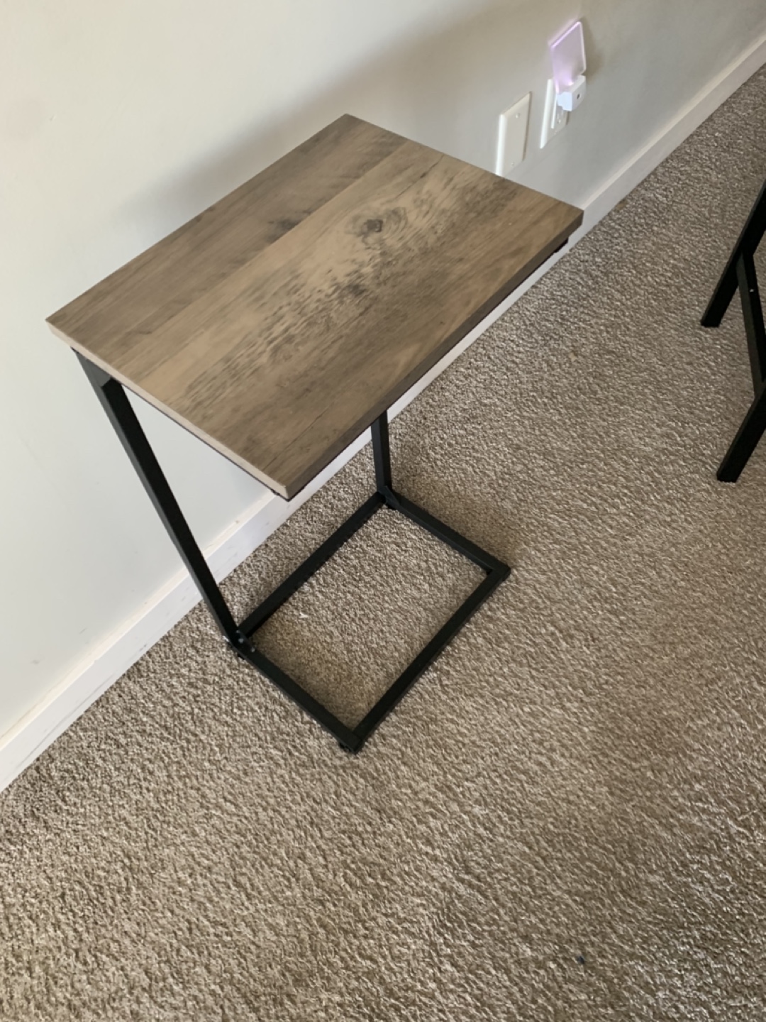 C-Shaped Side Table