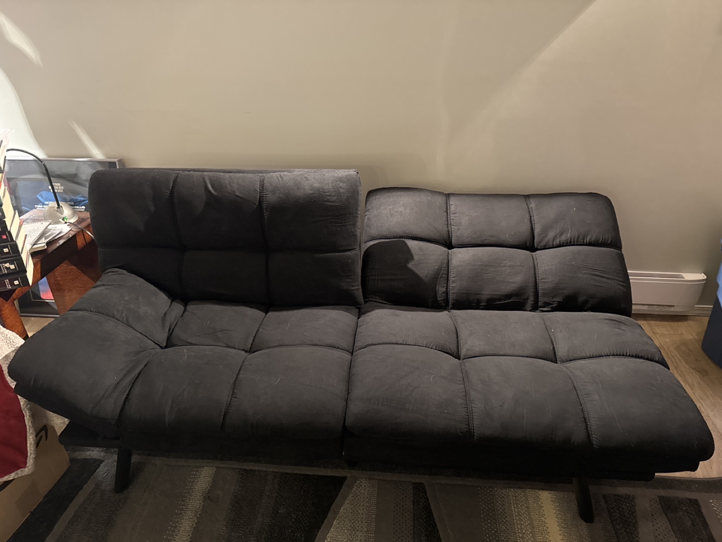Black Futon Couch - photo 3