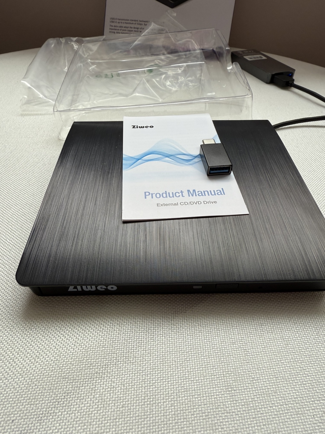 Ziwee External CD/DVD Drive - USB 3.0 - photo 2
