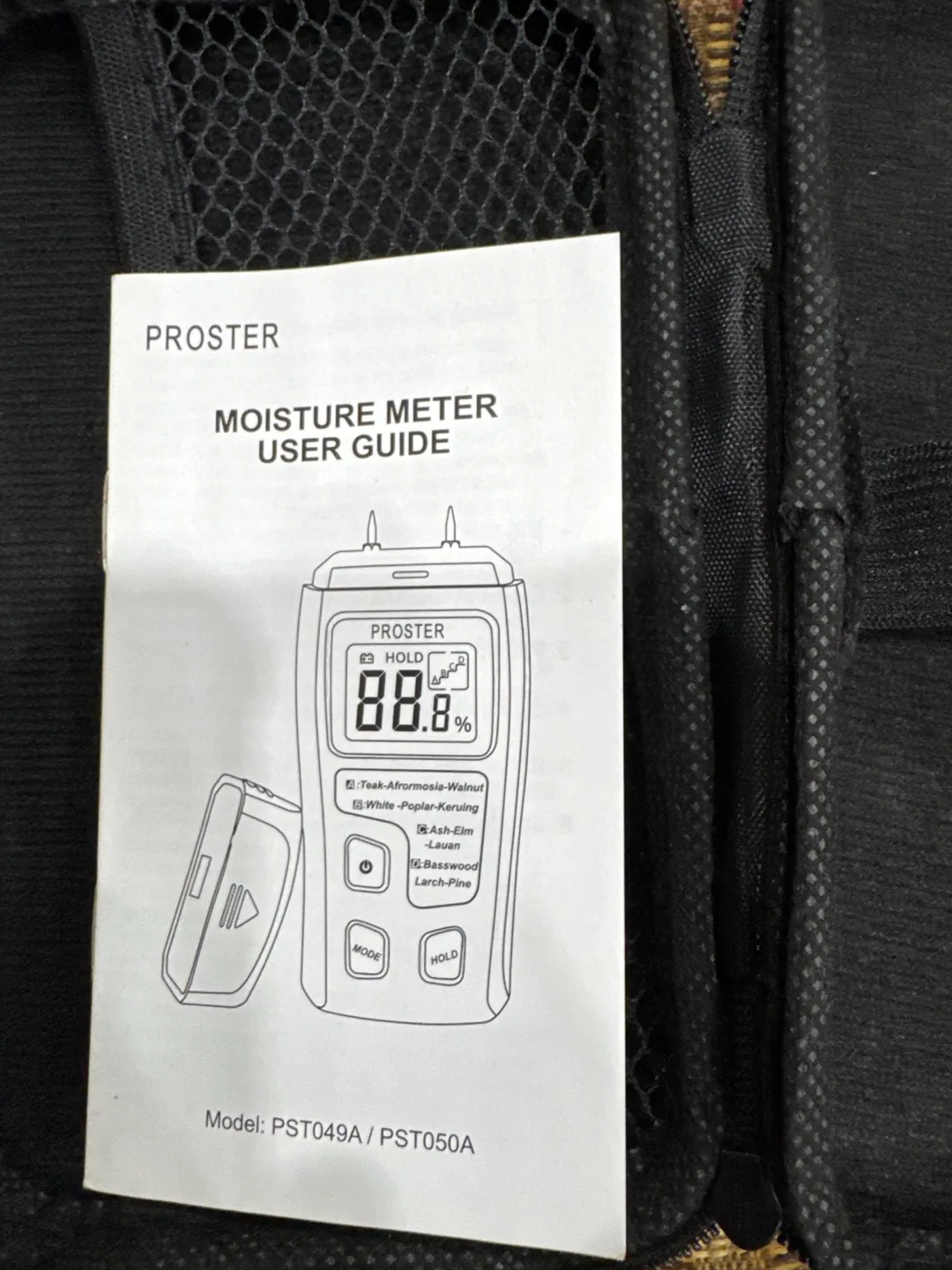 PROSTER PST049A/PST050A Wood Moisture Meter image indicator(2)