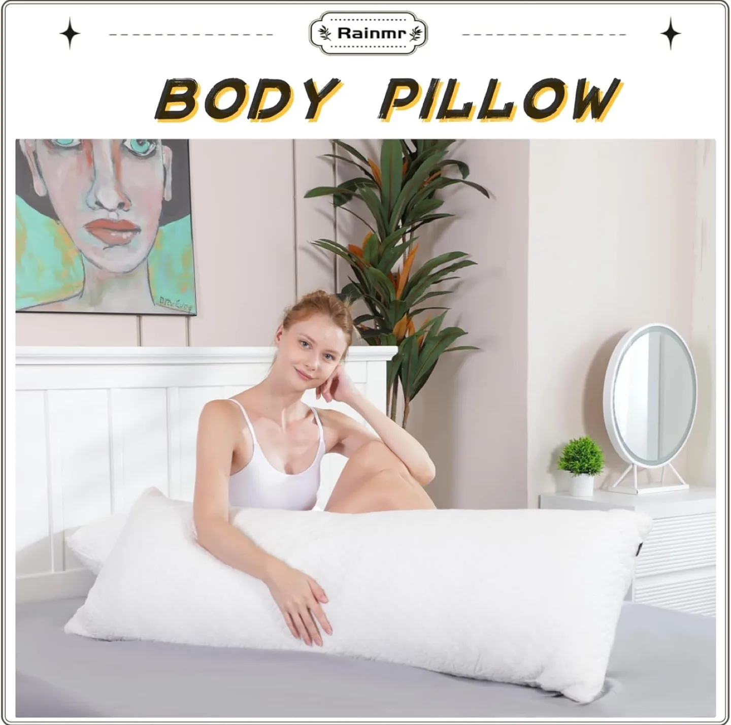 New EnerPlex Home Shredded Memory Foam Body Pillow image indicator(8)