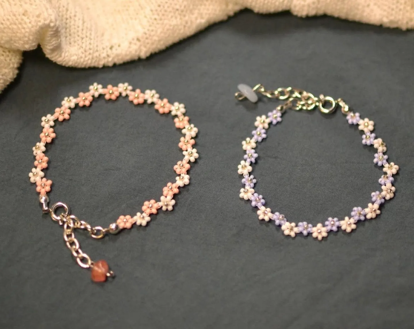 Beaded Flower Bracelets image indicator(2)