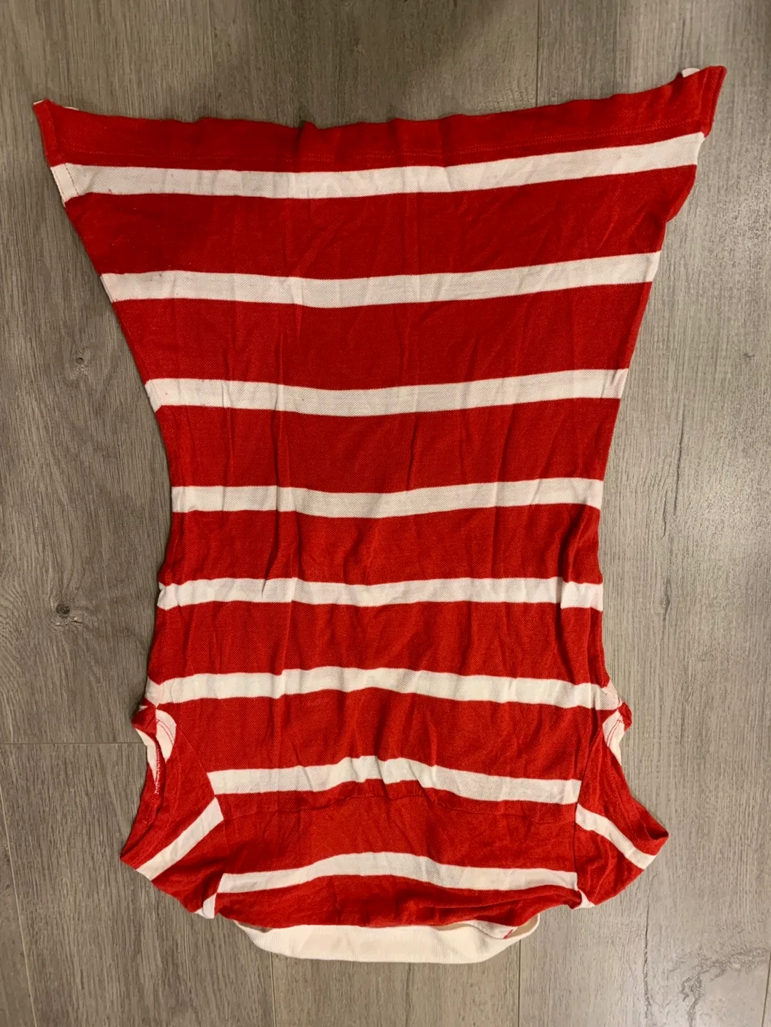 Miss Sixty Red and White Striped Polo Shirt image indicator(8)