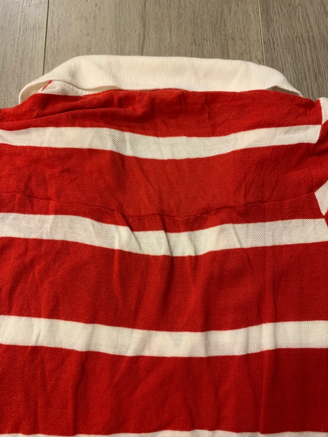 Miss Sixty Red and White Striped Polo Shirt image indicator(10)